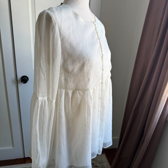 Sunday in Brooklyn Guinevere Tunic in White from Anthropologie Size Small - Picture 4 of 11